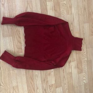 Comfy red sweater